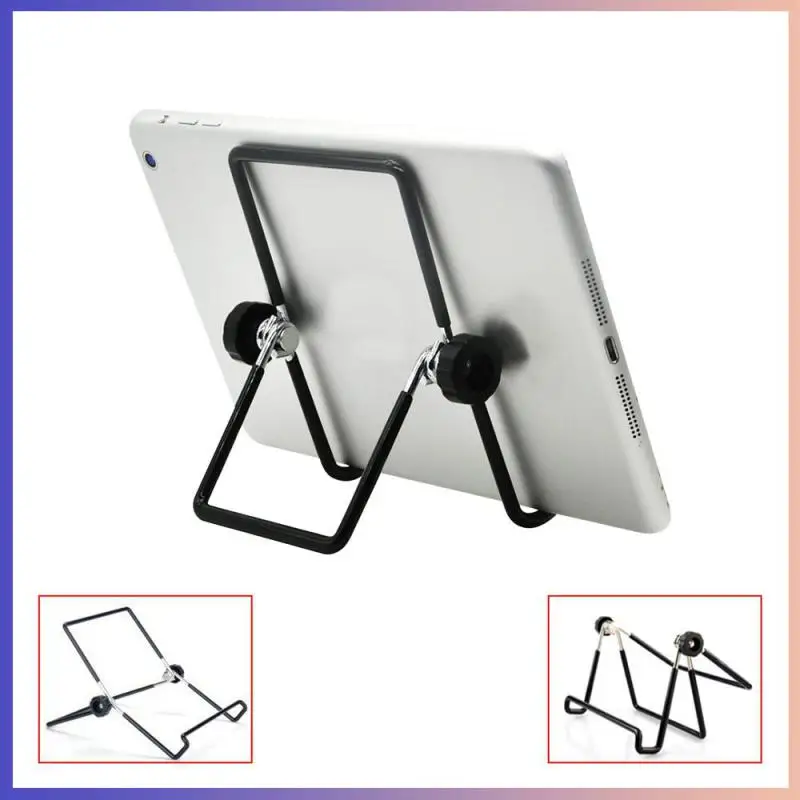 New Foldable Tablet Stand Is Used For IPad/iPhone Metal Desktop Stand Non-slip Bilateral Fixed Mobile Phone Support Frame