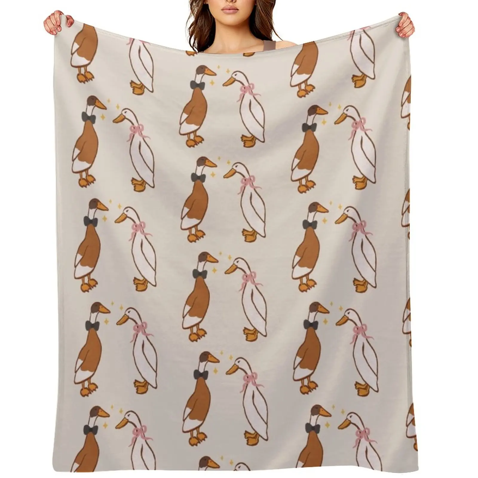 

Indian Runner Ducks Throw Blanket Sofas for babies Shaggy Softest Blankets
