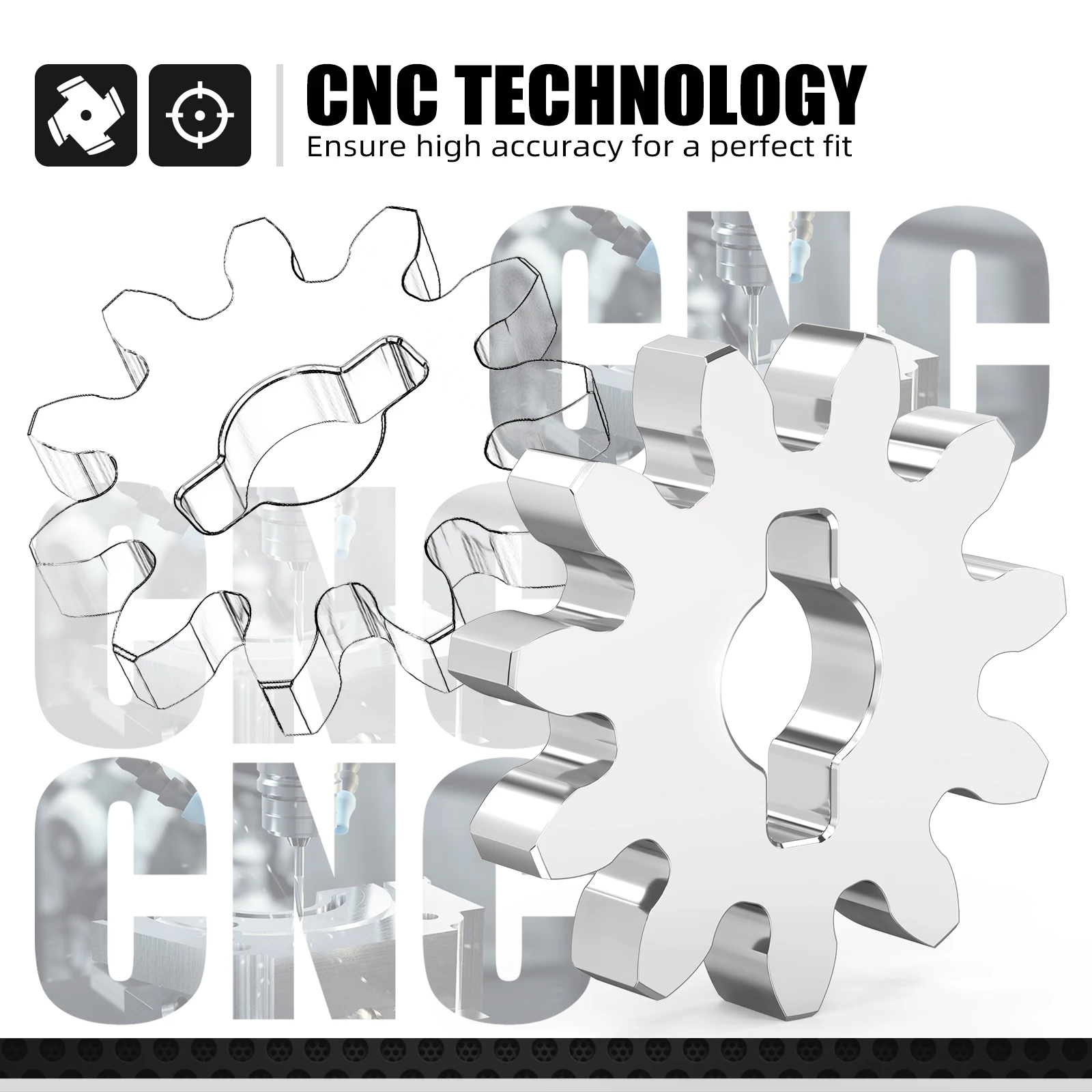 Nicecnc para suzuki drz400 drz400s drz400e drz400sm DR-Z 400 e s sm 2000-2024 engrenagem da bomba de óleo do motor da motocicleta aço inoxidável