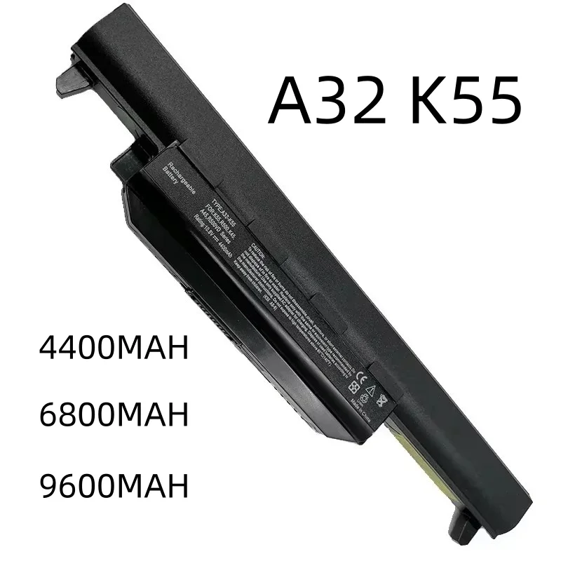Batería para portátil Mussels A32-K55 compatible con ASUS Series X45A X45C X45V X45U X55 Series X55A X55U Series X75A X75V Series U5