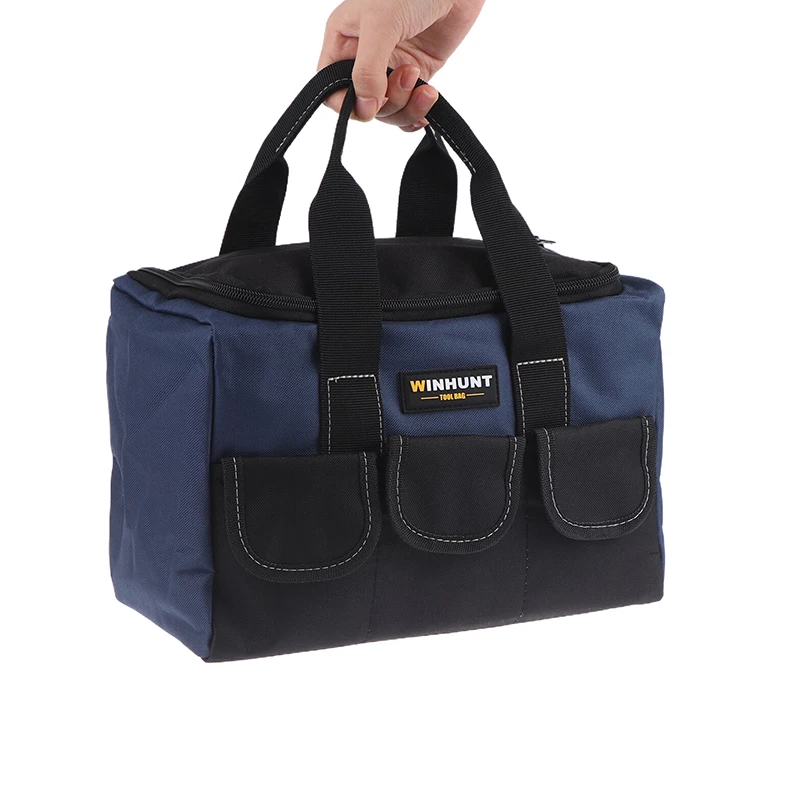 1Pc Multi Pockets Tool Bag With Handle Toolkit Tool Organizer With 30% More Capacity Waterproof Tool Pouch For Electrician Tools