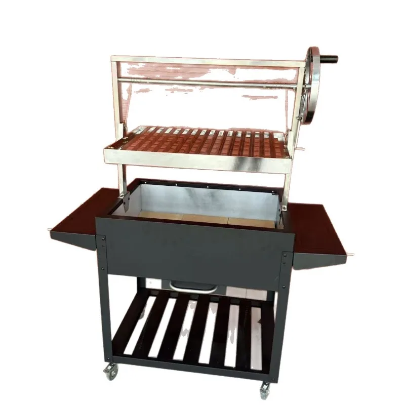 New Portable Charcoal BBQ Grill for Home and Outdoor Use, Large Multi-Functional Double-Sided Grill Wholesale
