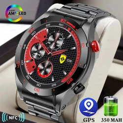 New 2024 Outdoor Sports Men's Watch Bluetooth Call SOS Emergency Smart Watch GPS Tracking Sports Waterproof Men's Smart Watch