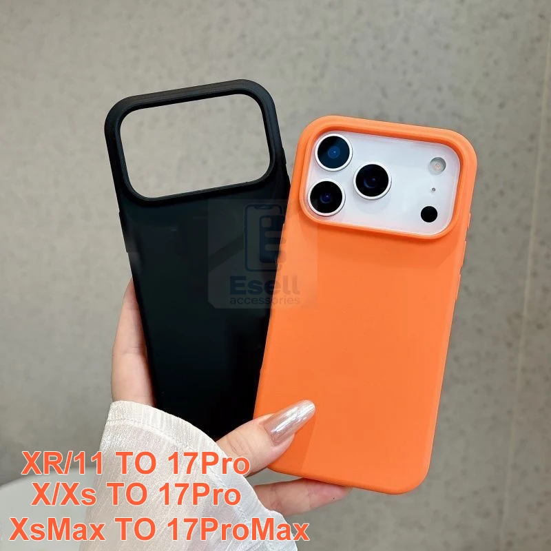 Colorful Big Hole Soft Phone Case For diy XR to 17Pro Soft S
