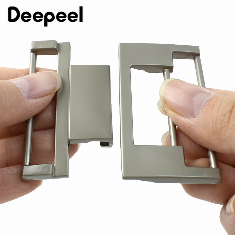 1/2/5Pcs Deepeel 45/50/55mm Coat Metal Belt Buckles Windbreaker Dress  Clasp Down Jacket Decor Button Hardware Accessories