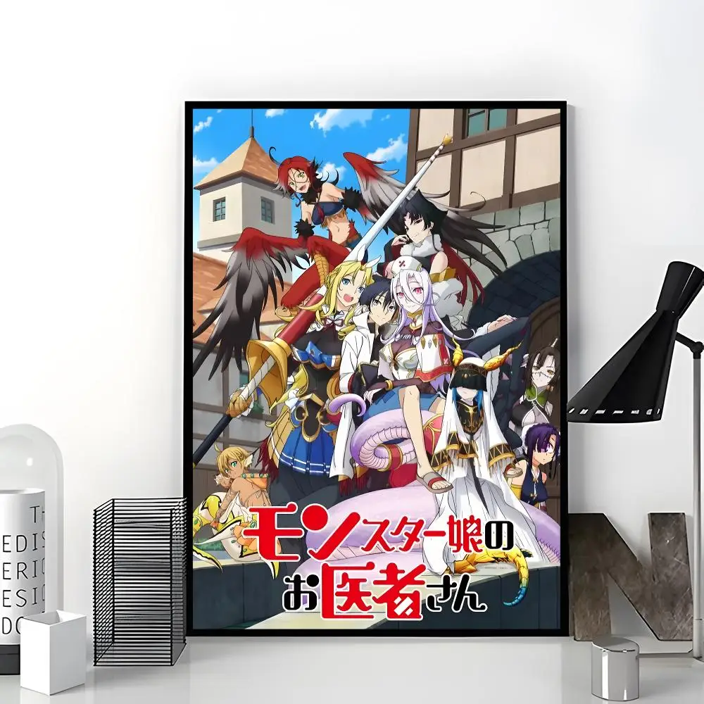 Medical Anime M-monster Girl Doctor Poster Trendy Aesthetic Wall Art Poster for Dorm Room Bedroom Decor