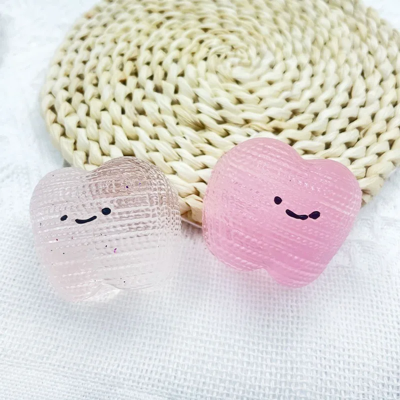 Squishy Teeth Fidget Toy Cube Anti Stress Squeeze Toy Kids Adults Party Gifts Slow Rise Toy Autism ADHD Sensory Anxiety Therapy