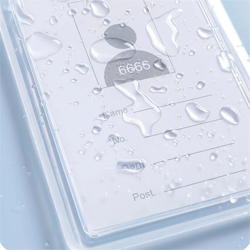 2D Transparent Card Holder Set , for Student/Teacher IDs, Key Cards, Driver’s Licenses, Credit Cards & Name Badges
