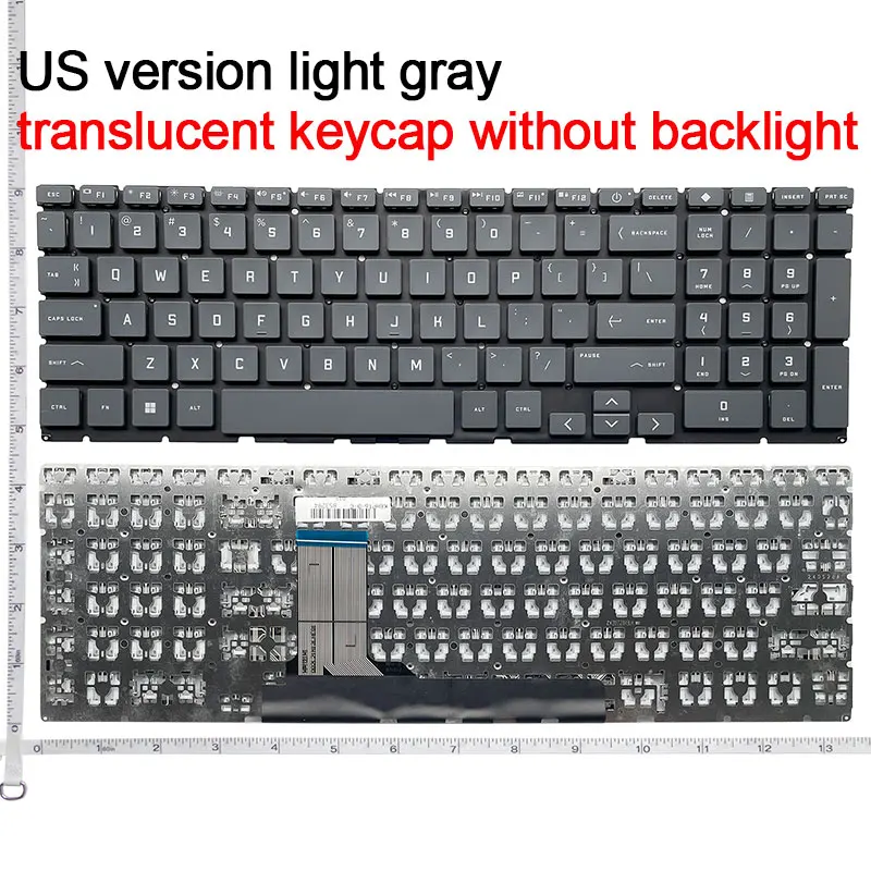 RU/US Keyboard for HP Victus TPN-Q263 Q264 Q278 C169 C170 16-D 16-E 16T-D 16-R 16-S 15-FA