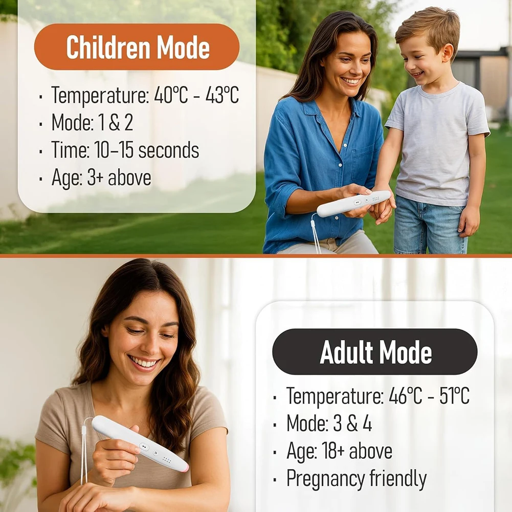 

Portable Mosquitoes Bugs Bite Relieve Itching Pen Chemical-Free Treatments Mini Physical Itching Tool For Outdoor Sports