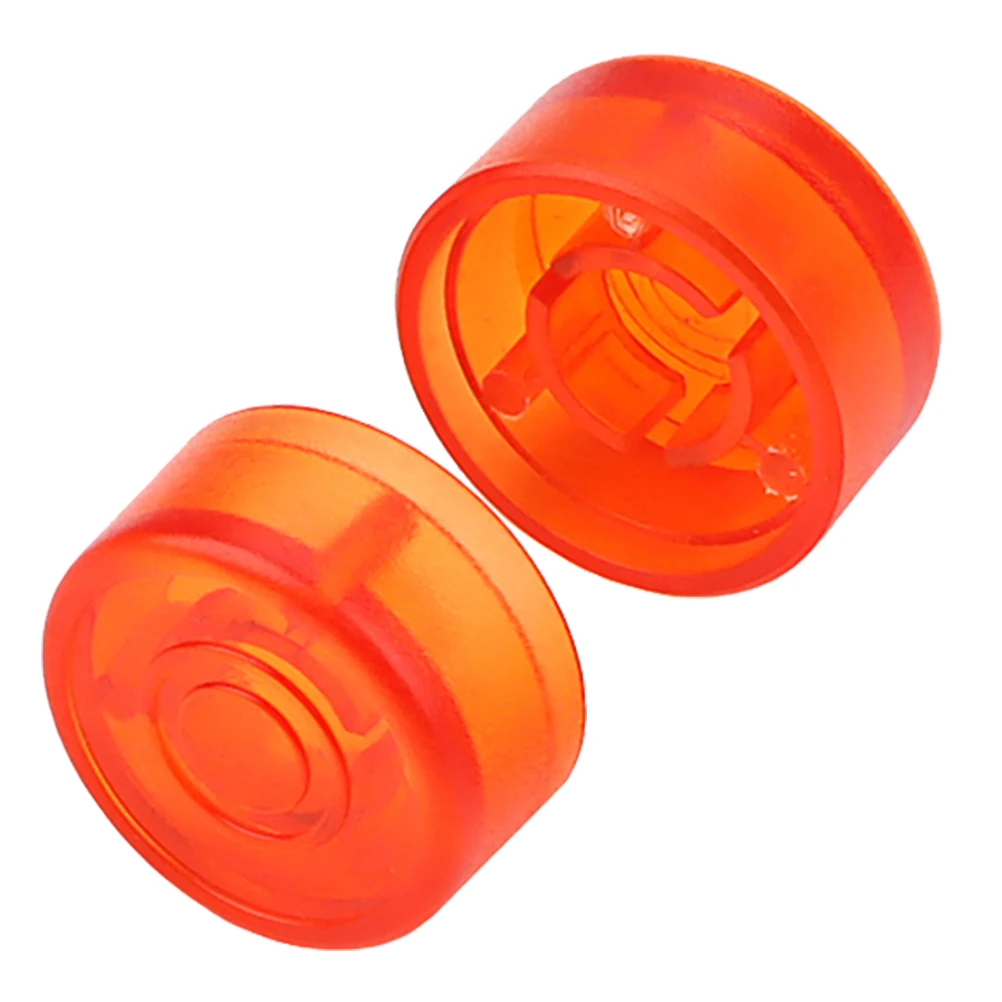 

2 Pcs Wiring Effect Button Barefoot Pedal Buttons Plastic Guitar Footswitch Topper