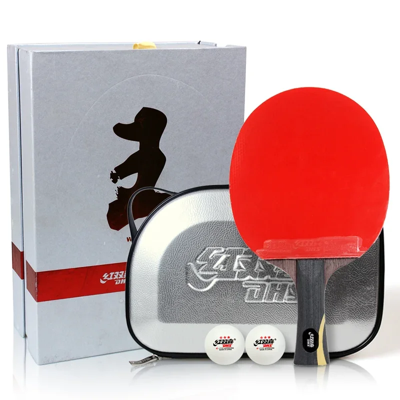 Wang Liqin Professional Table Tennis Racket Straight And Horizontal PingPong Racket Table Tennis Bats