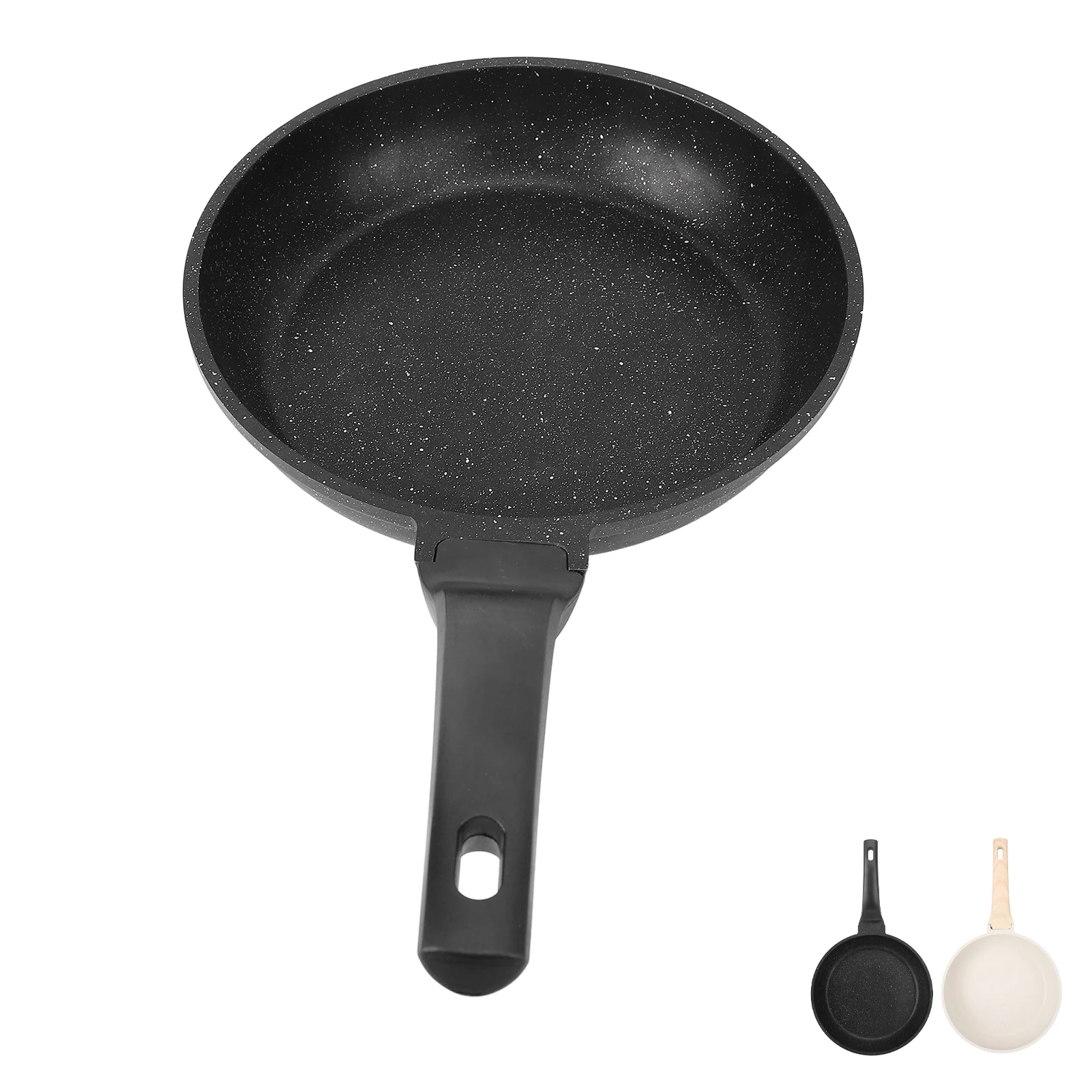 Nonstick Frying Pan Skillet Omelet Egg with Heatproof Handle Even Heat Distribution Flat Bottom for Kitchen Omelet