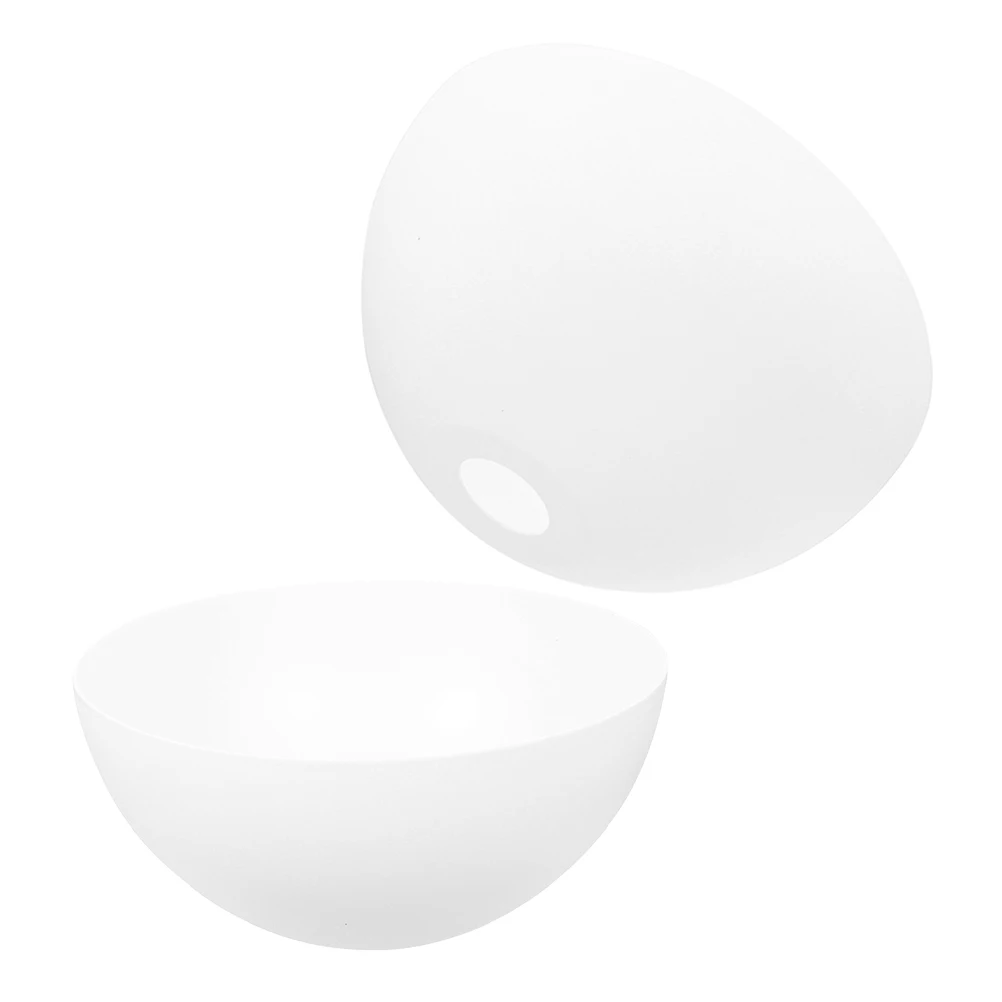 

2pcs Mushroom Lampshade Plastic Round Shade for Floor Table Lamp Room Decor Pendant Bulb Dome