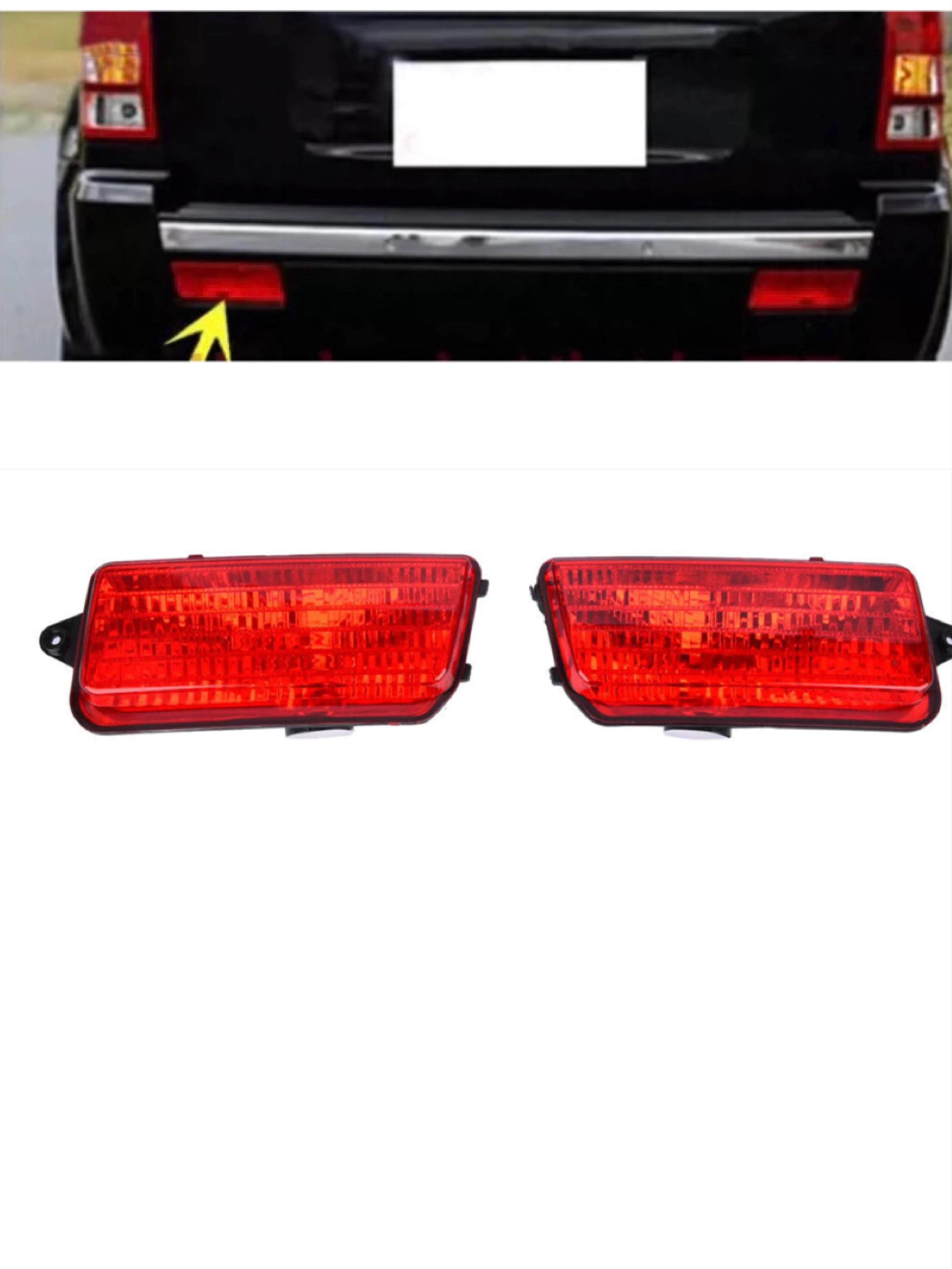 

Rear Bumper Reflector Light Lamp Cover For Jeep Grand Cherokee 2005 2006 2007 2008 2009 2010 ABS Plastic 1pcs Left/Right