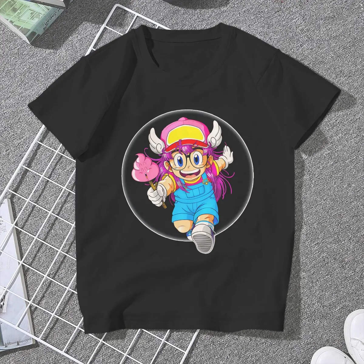 Poop Feminine Clothes Dr. Slump T-shirt Goth Vintage Female Clothing