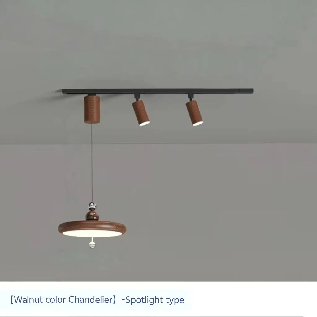 Ceiling lights on the track for the coffee shop, cream style dining ceiling lights, movable bar lights, long hanging lamps