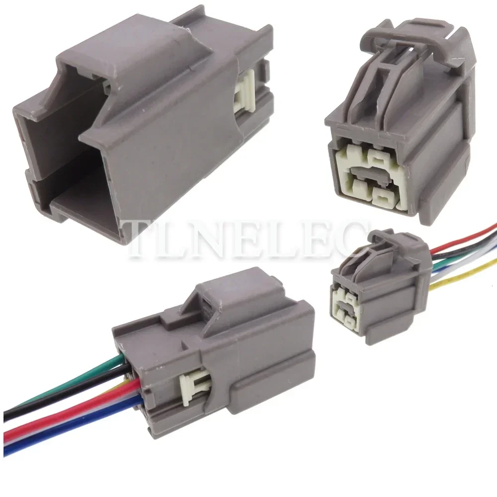 6 Pin Way Car Rear Camera Unsealed Socket with Wires Auto Radar Connectors For Ford 7282-6454-40 7283-6454-40