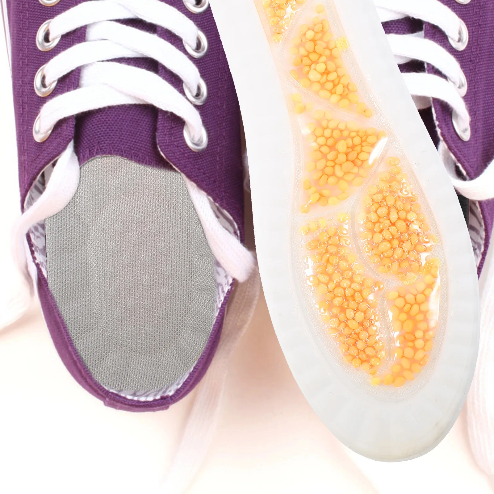 

1 Pair Sports Insoles Cushion Pads Damping PU Replacement Men Trainers Size 43-44 Non Slip Foaming TPU Breathable Shoe Supplies