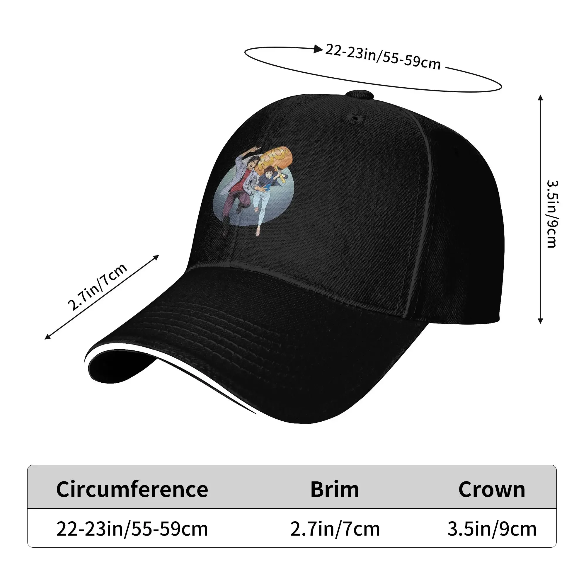 New Nicky Larson Ryo Saeba Sun Baseball Cap  Summer Fitted Retro Trucker Hat For Men Tennis Skate Baseball Caps