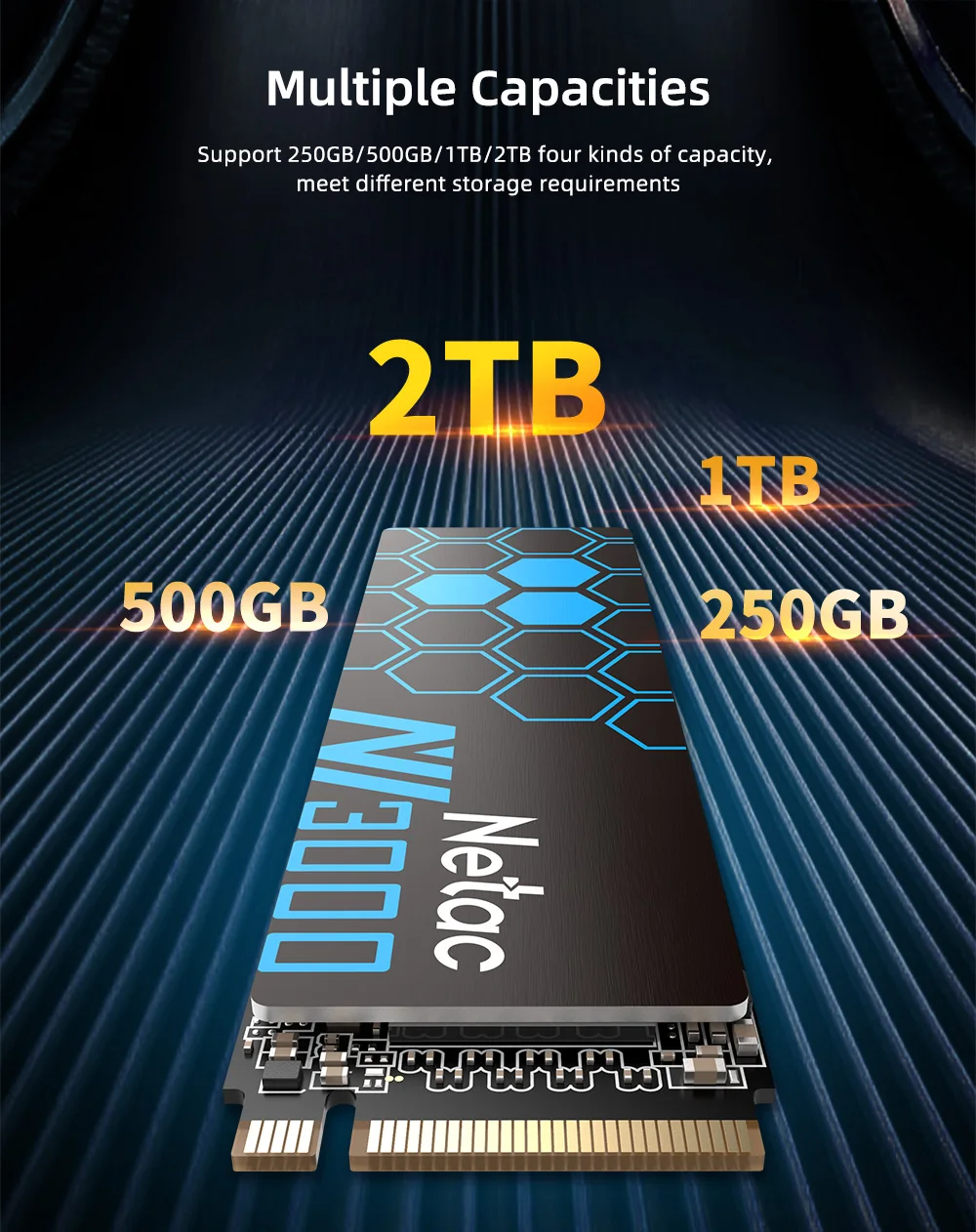 Netac SSD NVMe M.2 1 TB 2 TB HDD 3500 MB/s Festplatte M2 2280 SSD HD 250 GB 500 GB PCIe3.0 Interne Festplatte für Laptop-Desktop-PC – Detail 9