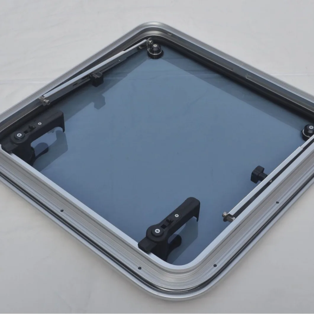Customized Transparent Square Skylight for RV/Boat/Yacht Escape Window Deck Parts for Truck/Water Pump New Star Room Tent