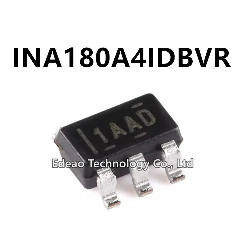 10-100PCS/lot NEW INA180A4IDBVR SOT23-5 INA180A4IDBVT INA180A4IDBV INA180A4 SMD Marking:1AAD