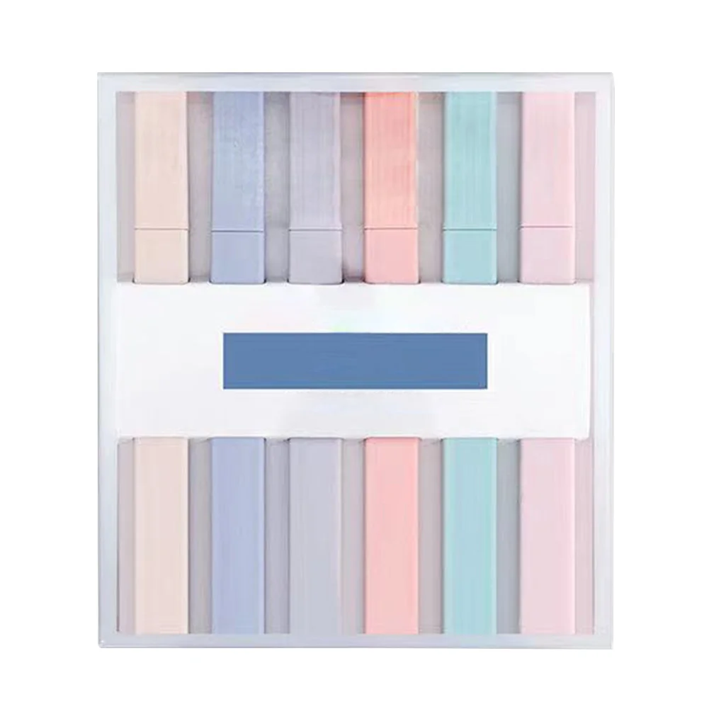 6pcs Aesthetic Dry Fast Student With Chisel Tip Mild Assorted Colours Highlighter Pen School Supplies Art Marker Journal Diary