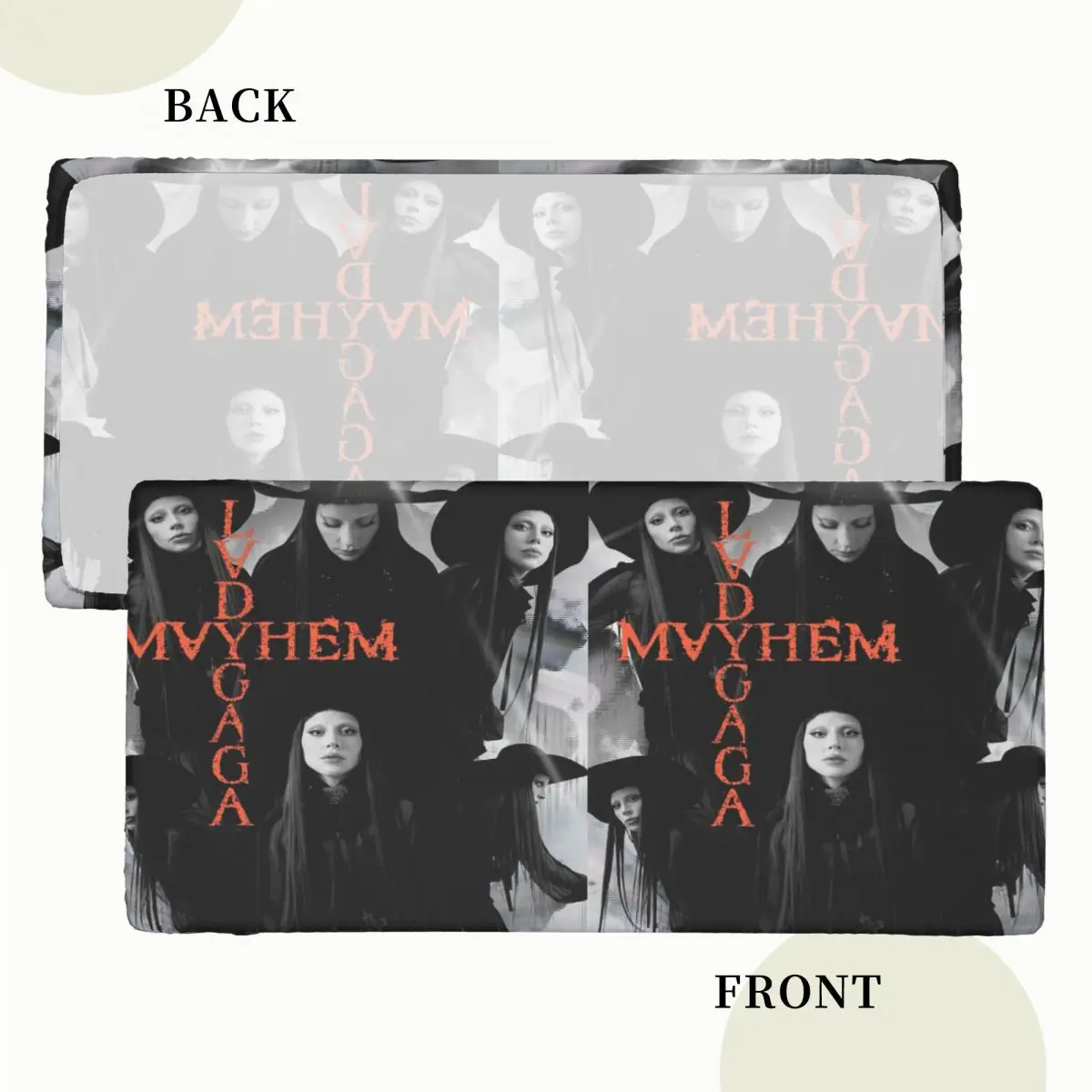 Lady Gaga Mayhem Album Custom Rectangular Tablecloth Oilproof Table Cover for Dining Events Table Cloth