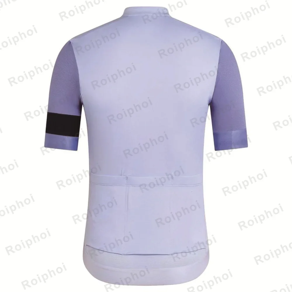 2023 ROIPHOI Cycling Jersey Men Bicycle Clothing Male MTB Maillot Clothes Pockets Mountain Bike Shirt Enduro Racing Summer