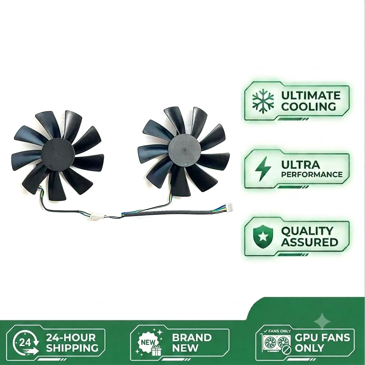 Cooling fan for PNY/51Risc Geforce RTX 3070 8GB Uprising graphics card 100MM 4PIN FY10015H12SPA GPU fan