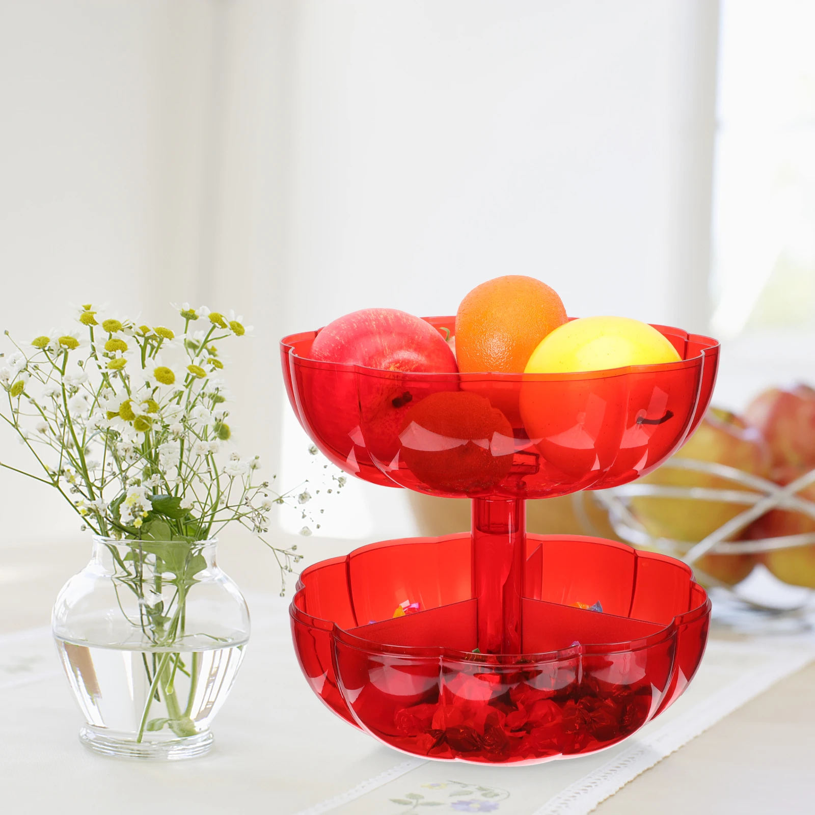 

Pumpkin Fruit Platter Dishes Snack Holders Candy Large Halloween Bowl Stand Food Trays