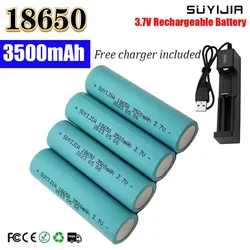 100% Genuine 3.7V 18650 Rechargeable Lithium Battery 3500mAh 20A Suitable for Electric Bicycles Scooters Power Tool Flashlights