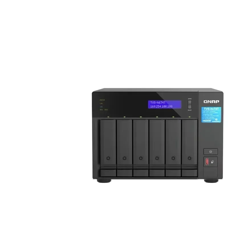 Applicable to QNAP TVS-h674T 6 Bay Bracket Enterprise High Capacity Network Storage NAS with USB SSD Interfaces for Data