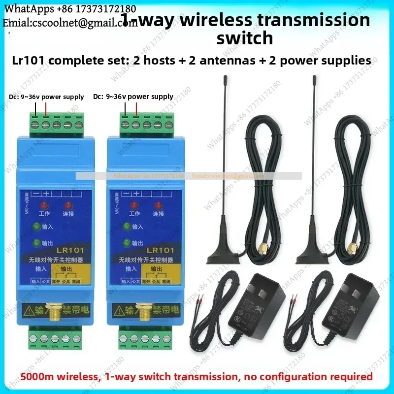 JS02 Wireless Remote Relay Module Float Control Switch for Water Pump Liquid Level Automatic Remote Control Replacement