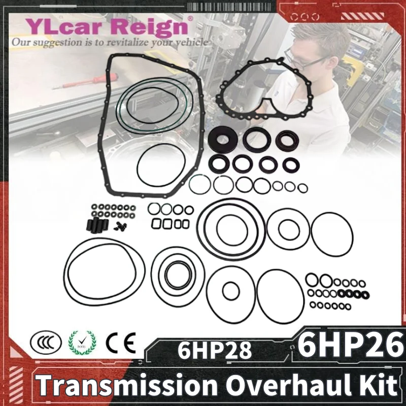

ZF6HP26 ZF6HP28 6HP26 6HP28 Automatic Transmission Overhaul Kit Repair Kit Oil Seals Gasket For Audi BMW Jaguar Car Accessories