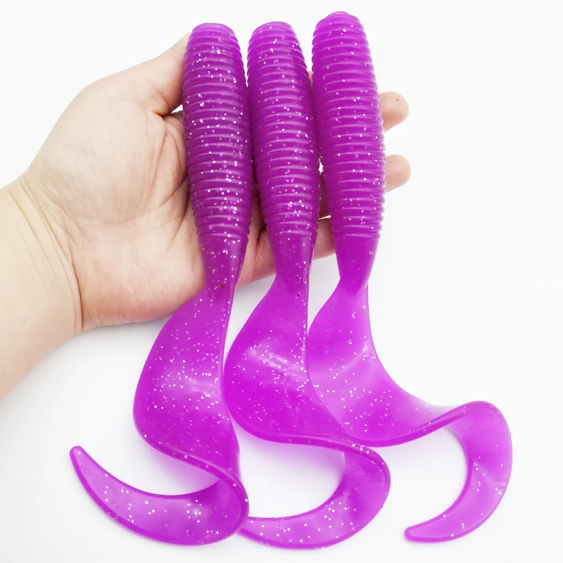 3 Stück Angelköder, weicher Kunstköder, 17,5 cm/6,89 Zoll/52 g, weiche Angelausrüstung – Detail 5