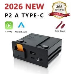 2025 New Type-c Fast Charging CarPlay Android Auto Adapter Hub OEM for Retrofit Mazda 2 3 6 CX30 CX5 CX8 CX9 MX5 TK78669U0C Kit