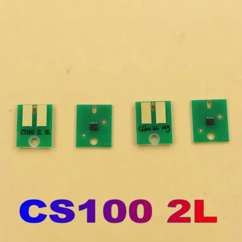 4 Colors/Set For Mimaki CS100 Cartridge One Time Chip For Mimaki SWJ-320-S2 SWJ-320-S4 Printer