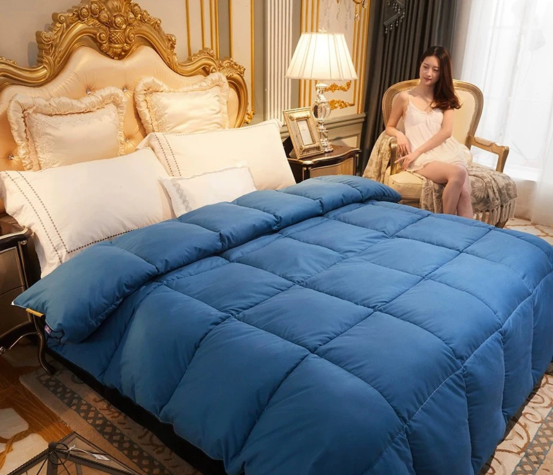 فندق خمس نجوم كوالي أسفل المعزي البديل لجميع المواسم وظيفة التدفئة الدفئة ألياف البوليستر شغل لحاف #3