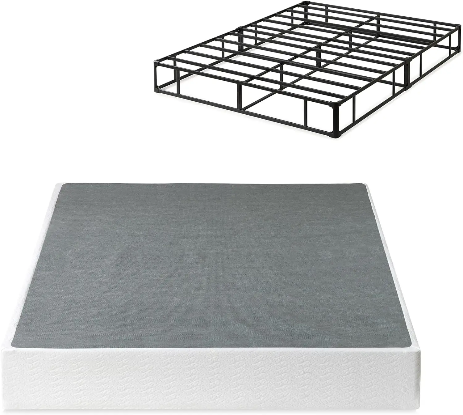 9 Inch Metal Smart Box Spring with Quick Assembly / Mattress Foundation / Strong Metal Frame / Easy Assembly, Twin