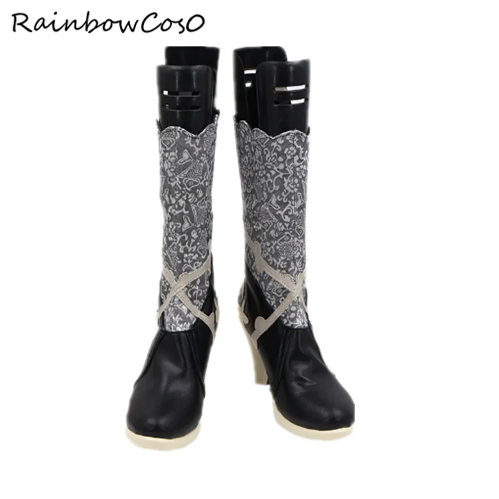 Akiyama Mizuki Cosplay Shoes Boots Game Anime Party Halloween Chritmas RainbowCos0 W4446