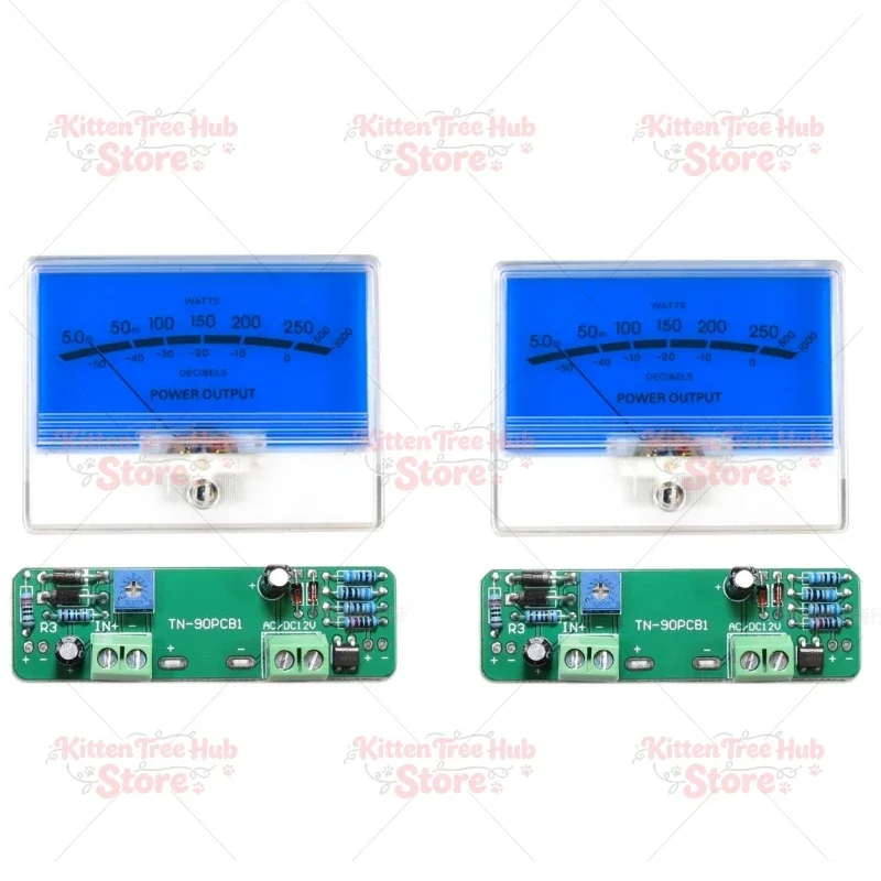 Level Meter Stereo Preamp tube Amplifier Board Indicator