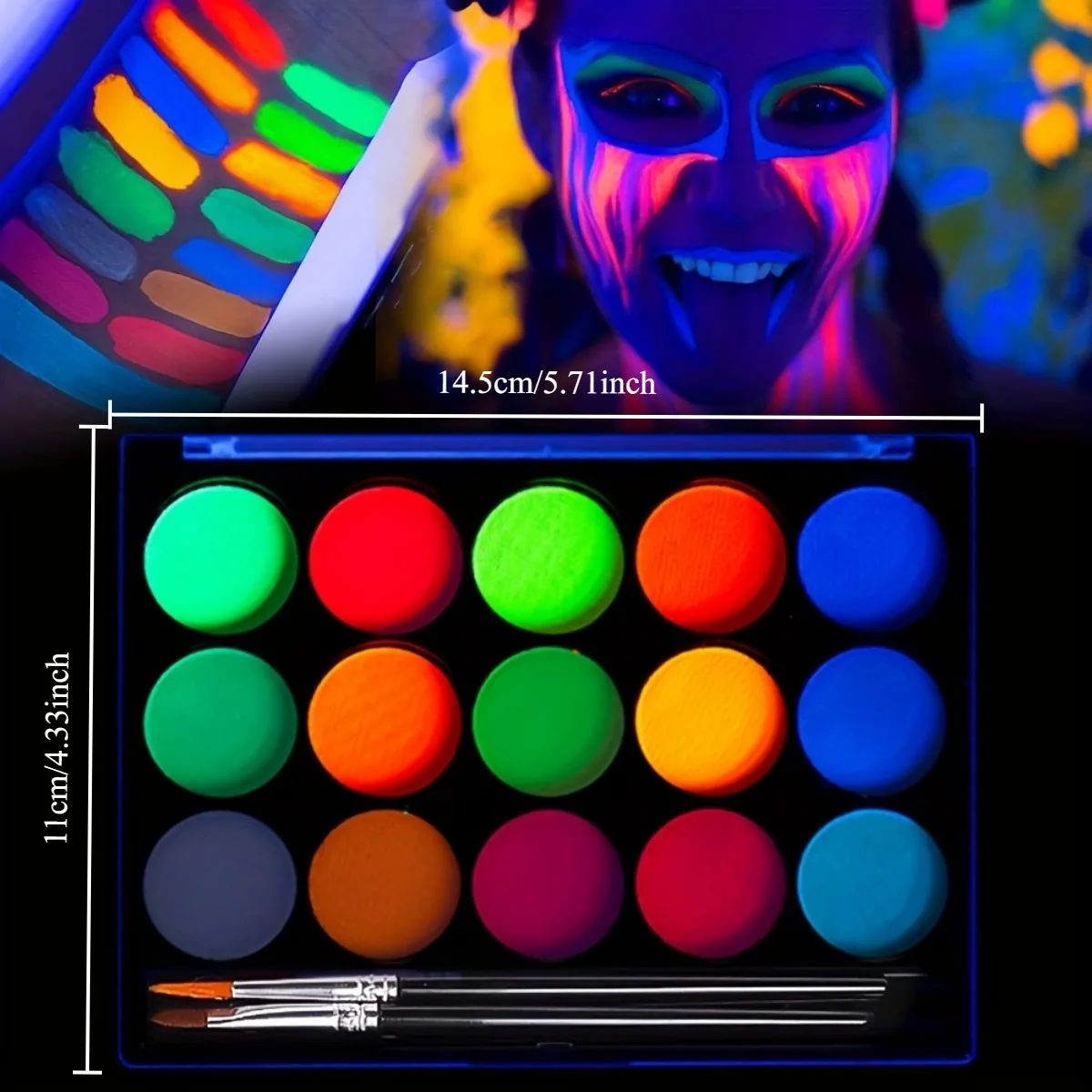 เปล่งประกายบนเวทีด้วยสีหน้า 15 สี: อาการที่เข้มข้น ละลายน้ําได้ และทําความสะอาดง่ายเพื่อลุคตัวละครอันน่าทึ่ง