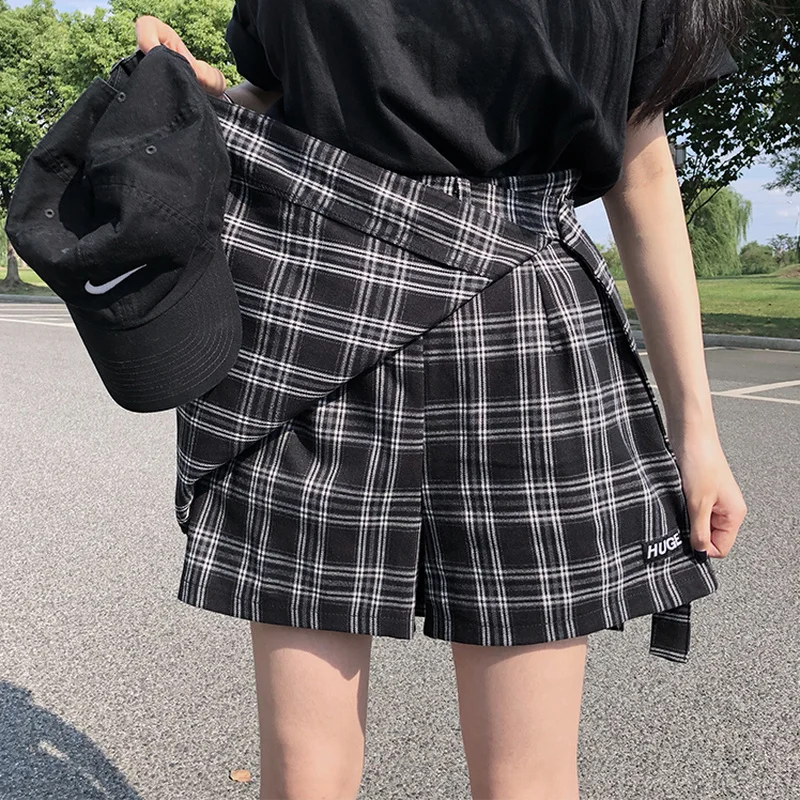 Fall/Winter High Waist Shorts Skirt 2023 New Women\'s Korean Style Girls School Style Children\'s Thin A-line S-XL Shorts Skirts