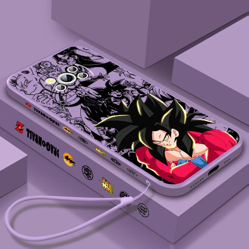 

Comics D-Dragon Ball Anime Cool Liquid Left Rope For Xiaomi Mi Poco X6 X5 X4 X3 M6 M5 M5S M4 M3 F5 F4 F3 Pro 5G Back Phone Case
