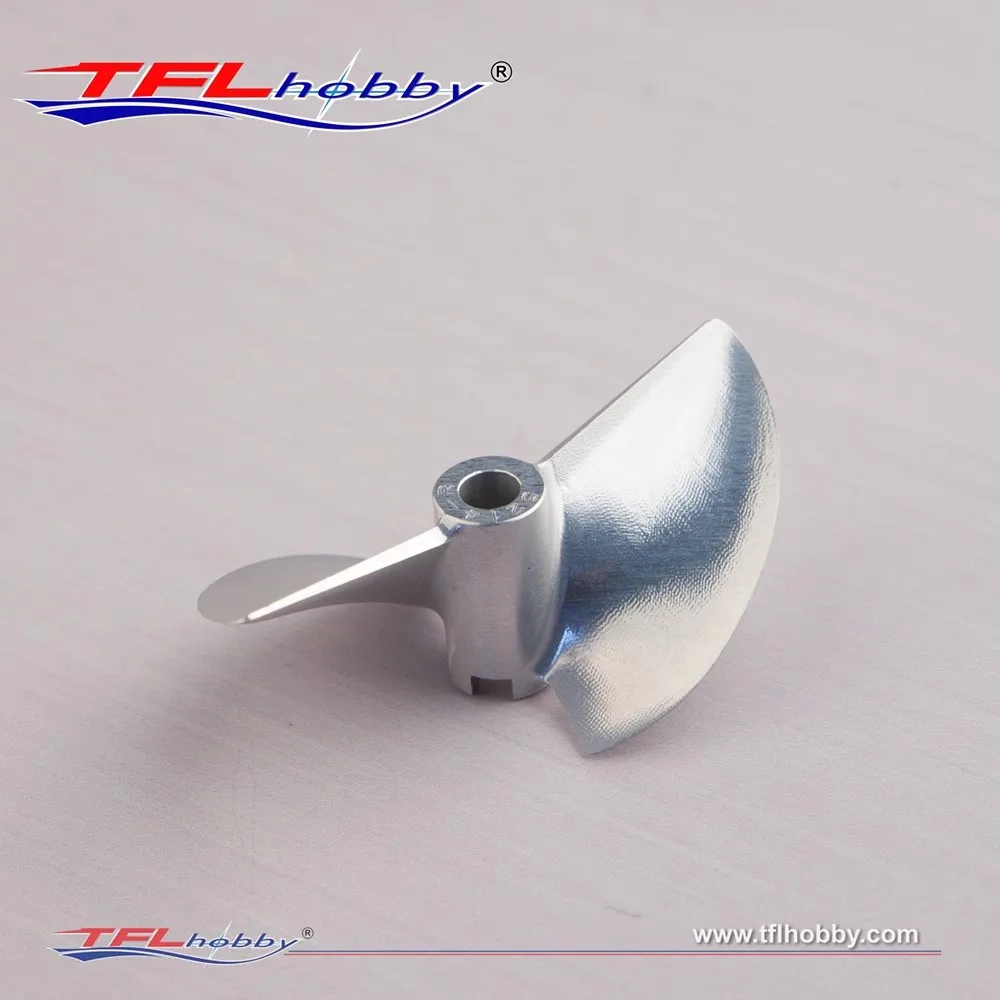 TFL 2 cuchillas serie O CNC apertura 4,76 o-dia. Hélice de aluminio para barco RC, 36mm-55mm