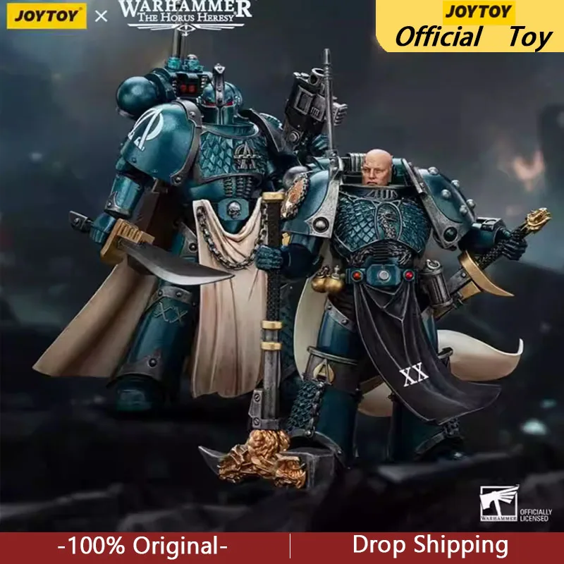 

JOYTOY Warhammer 40k 1/18 Action Figures Anime 12.6cm Alpha Legion Legion Praetor with Power Sword Harrowmaster Armillus Dynat