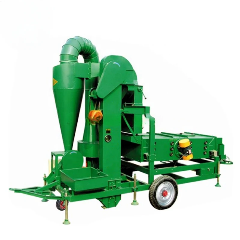 Stable Performance Rice Impurities Cleaning Machine / Grain Cleaner Air Screen Cleaner / Soybean Seed Cleaning Machine