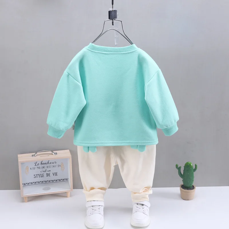 New Autumn Baby Girl Clothes Children Boys Cartoon T-Shirt Pants 2Pcs/Sets Toddler Casual Costume Infant Outfits Kids Tracksuits